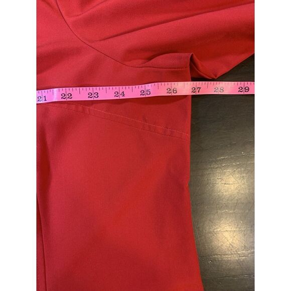 Plus Size Valentines Day Shirt Womens 22/24 Red Lane Bryant Blouse Office School - Picture 7 of 11